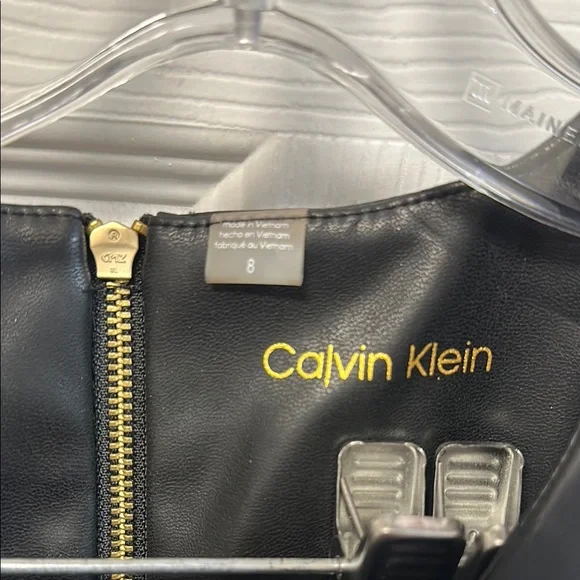 Calvin Klein Black Sleeveless Sheath Mini Dress - Picture 3 of 4